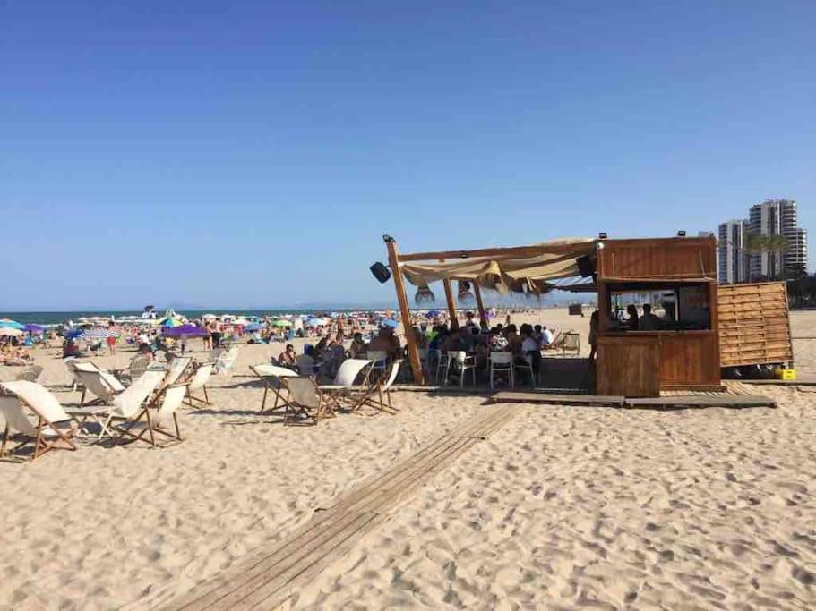 New Stylish Beach Front Apartment Cullera Kültér fotó